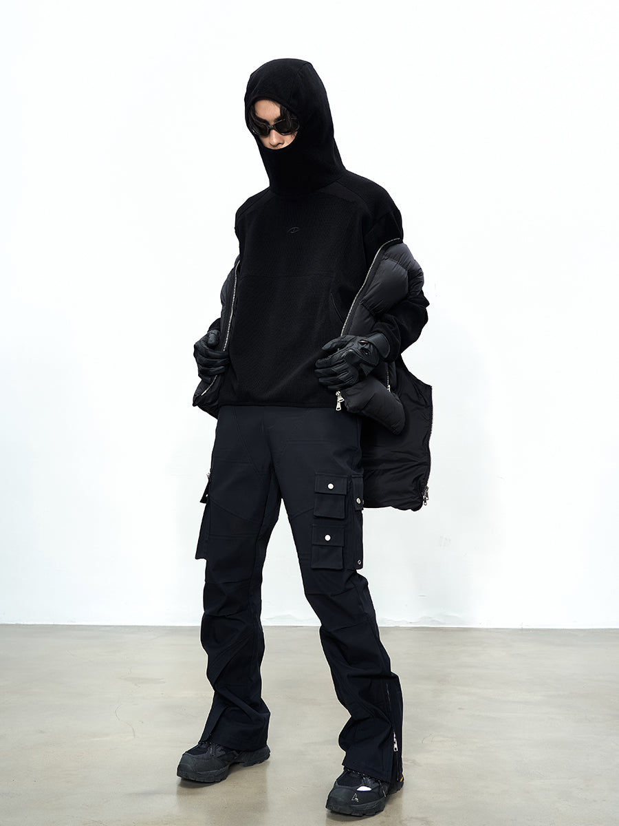 Multi-pockets Bullet Bootcut Pants
