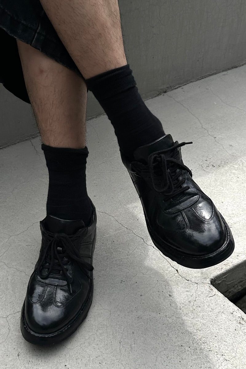 CATSSTAC washed horse leather training shoes