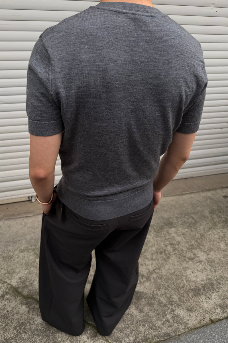 CATSSTAC 100% wool short-sleeve shirt