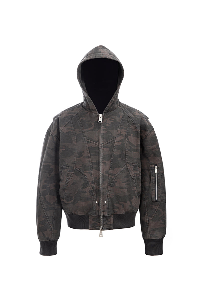 CATSSTAC Zuoshandiao Heavy-Duty Hooded Canvas Jacket
