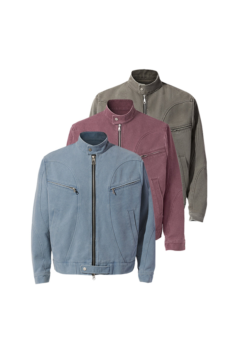 CATSSTAC Glacier Blue Harrington Heavy