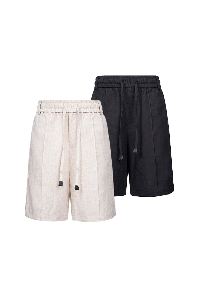 CATSSTAC 100% linen shorts