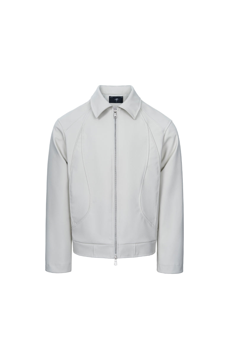 CATSSTAC Set-in shoulder zipper jacket