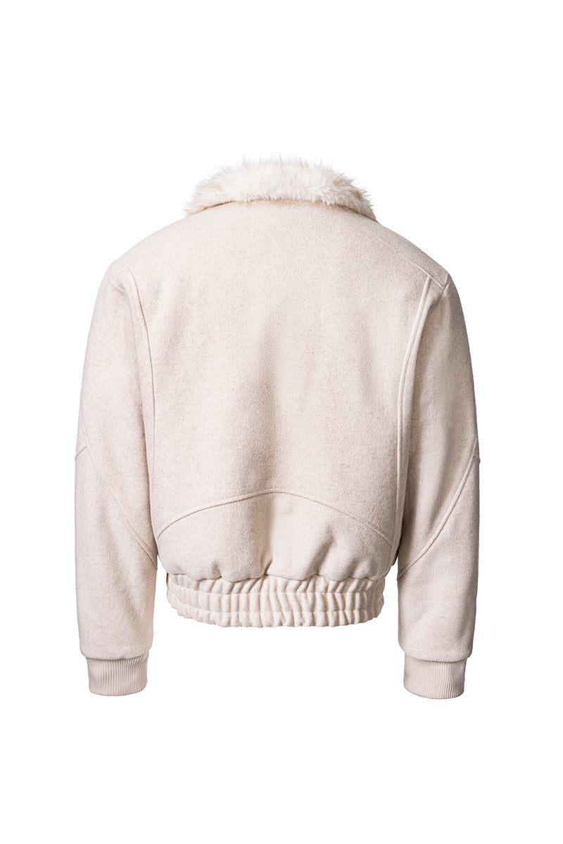 CATSSTAC Broken-Tip Wool Jacket