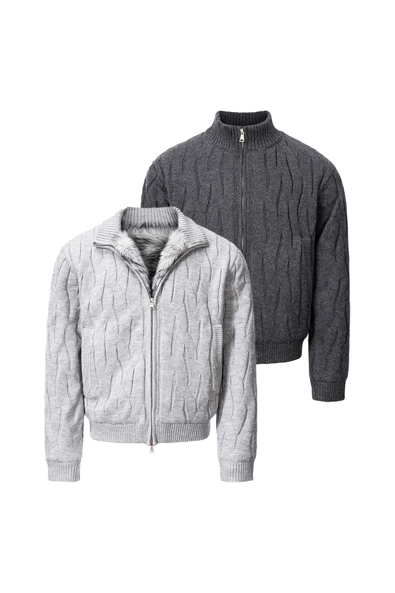 CATSSTAC Thorn-Patterned Cable-Knit Sweater