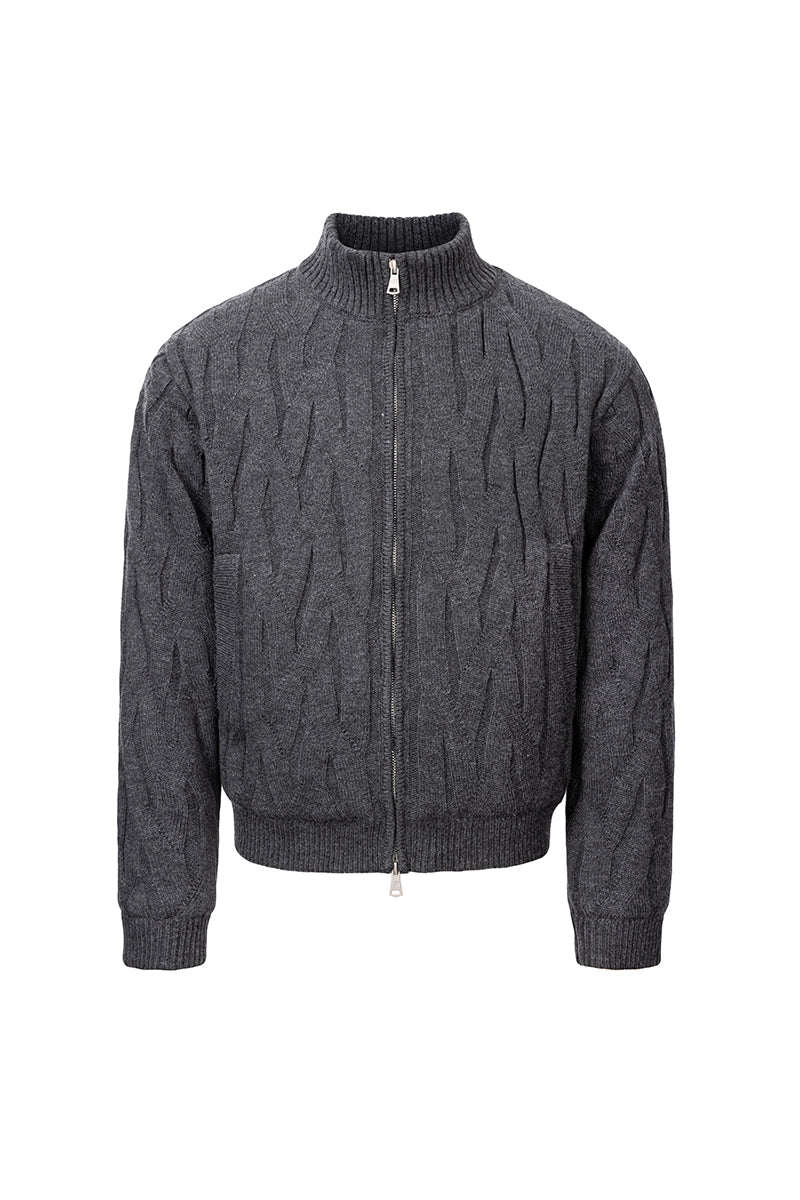 CATSSTAC Thorn-Patterned Cable-Knit Sweater