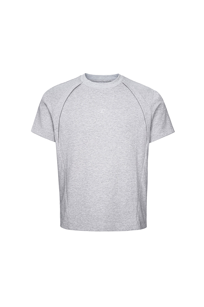 CATSSTAC 100% Cotton Short-Sleeve T-Shirt with Detachable Collar