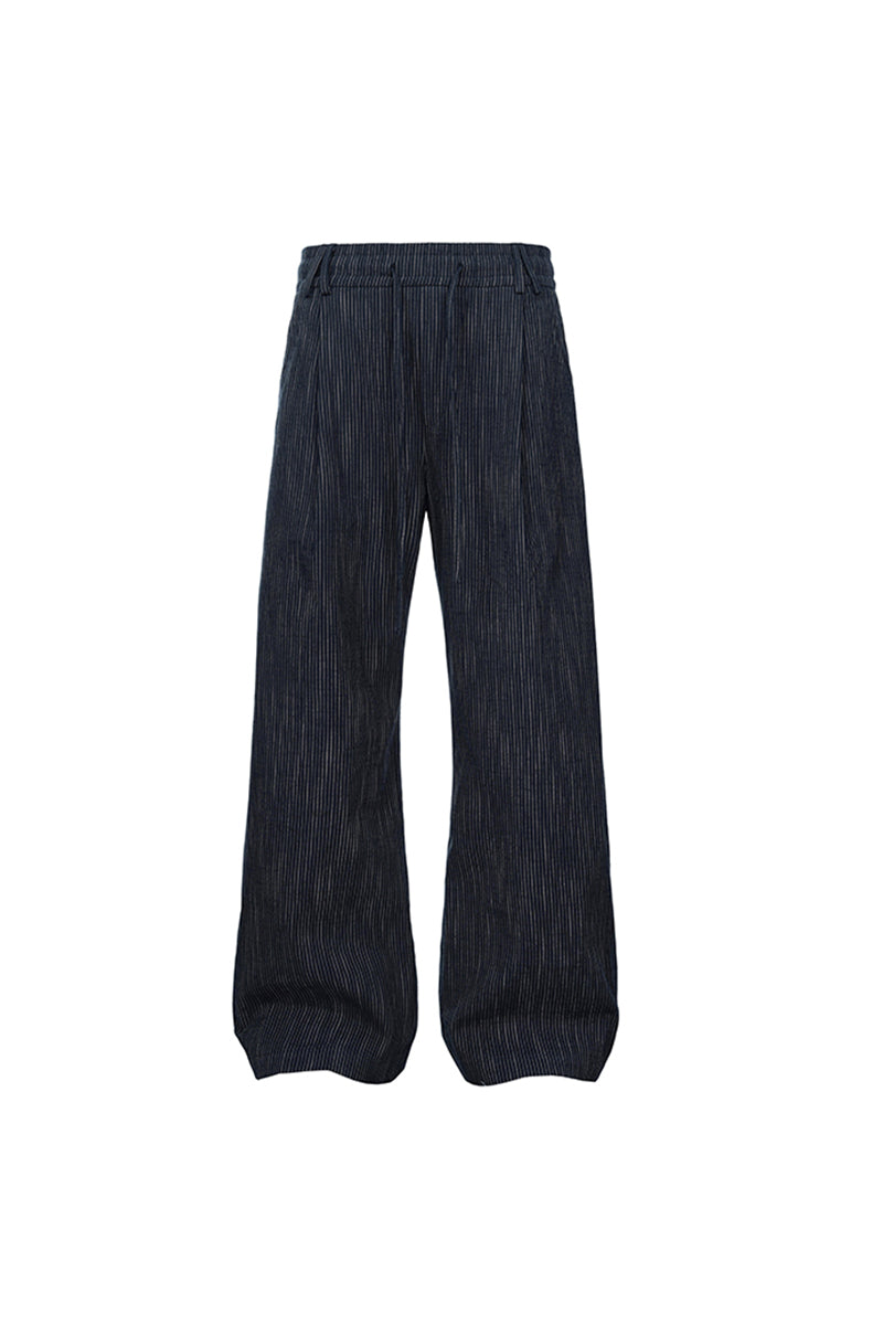 CATSSTAC Striped commuter dress pants