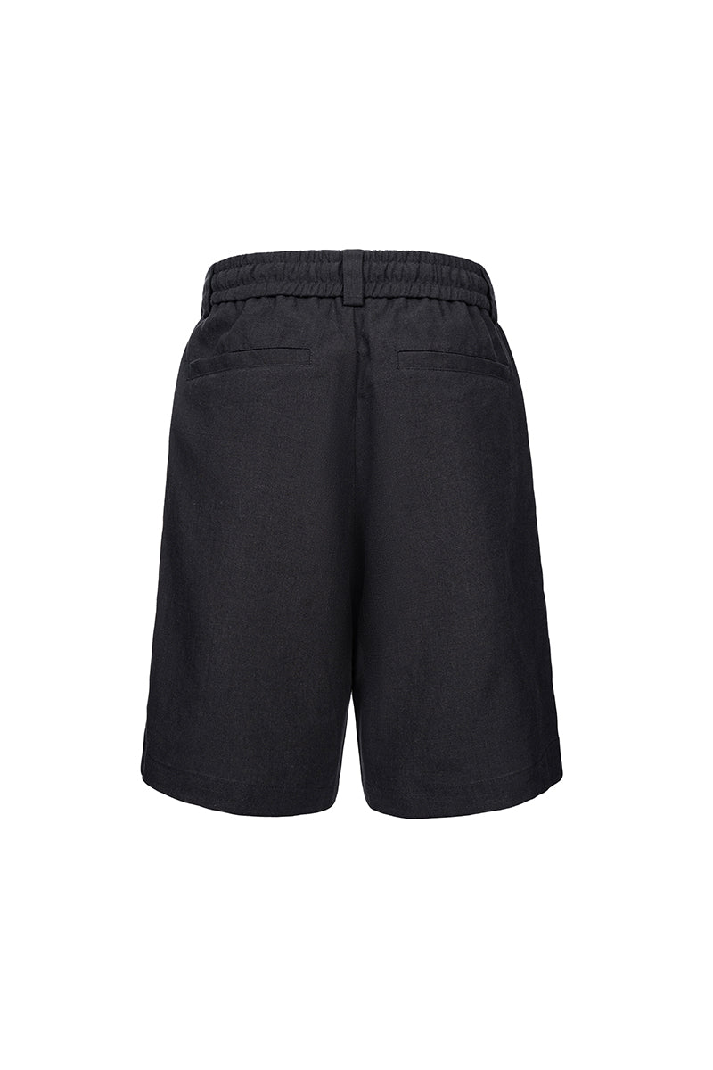 CATSSTAC 100% linen shorts
