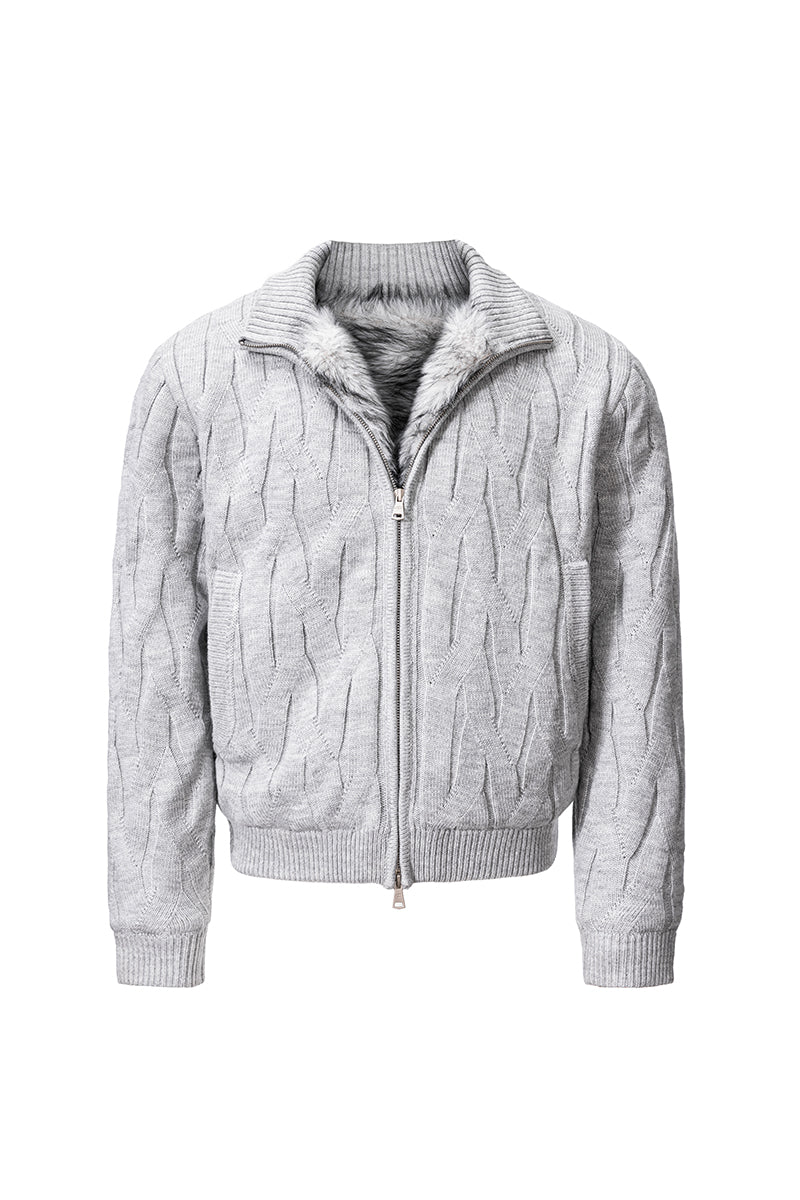 CATSSTAC Thorn-Patterned Cable-Knit Sweater