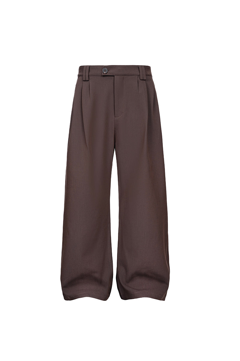 CATSSTAC Tencel wool curved crease dress pants