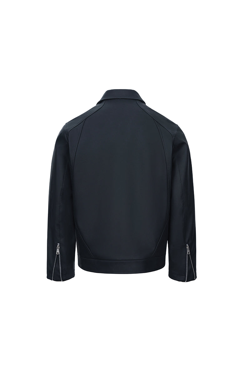 CATSSTAC Set-in shoulder zipper jacket