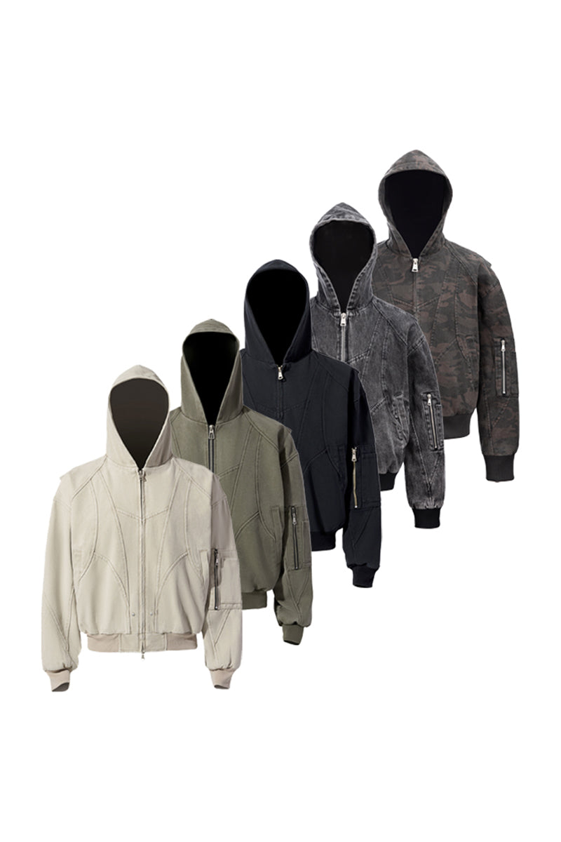 CATSSTAC Zuoshandiao Heavy-Duty Hooded Canvas Jacket
