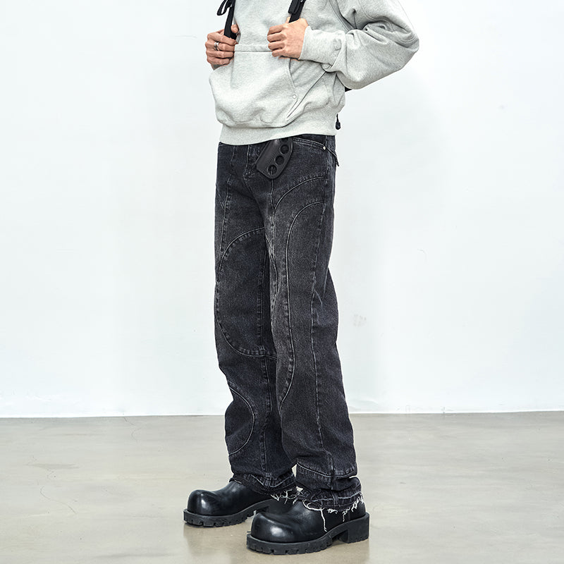 Partition Twill Jeans