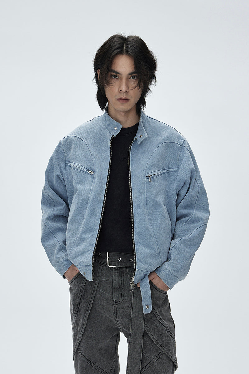 CATSSTAC Glacier Blue Harrington Heavy