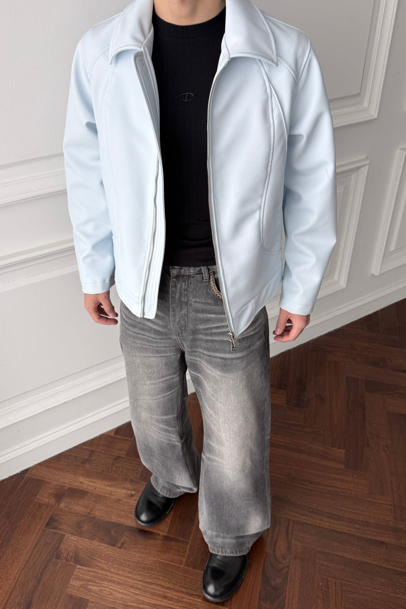 CATSSTAC Set-in shoulder zipper jacket