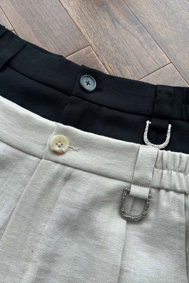 CATSSTAC Linen-blend dress pants and shorts