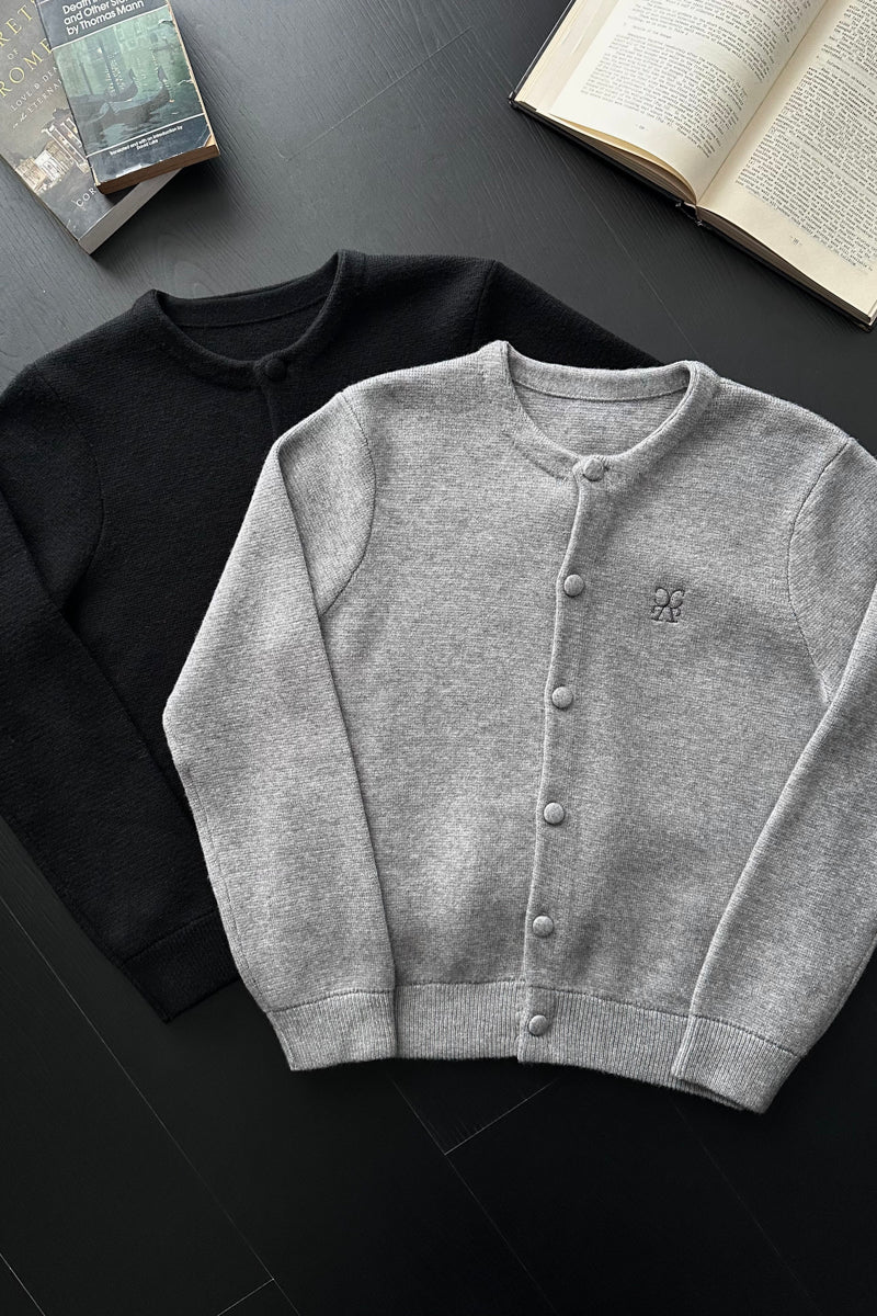 CATSSTAC Ink Cloud Heavyweight Wool-Lyocell Cardigan