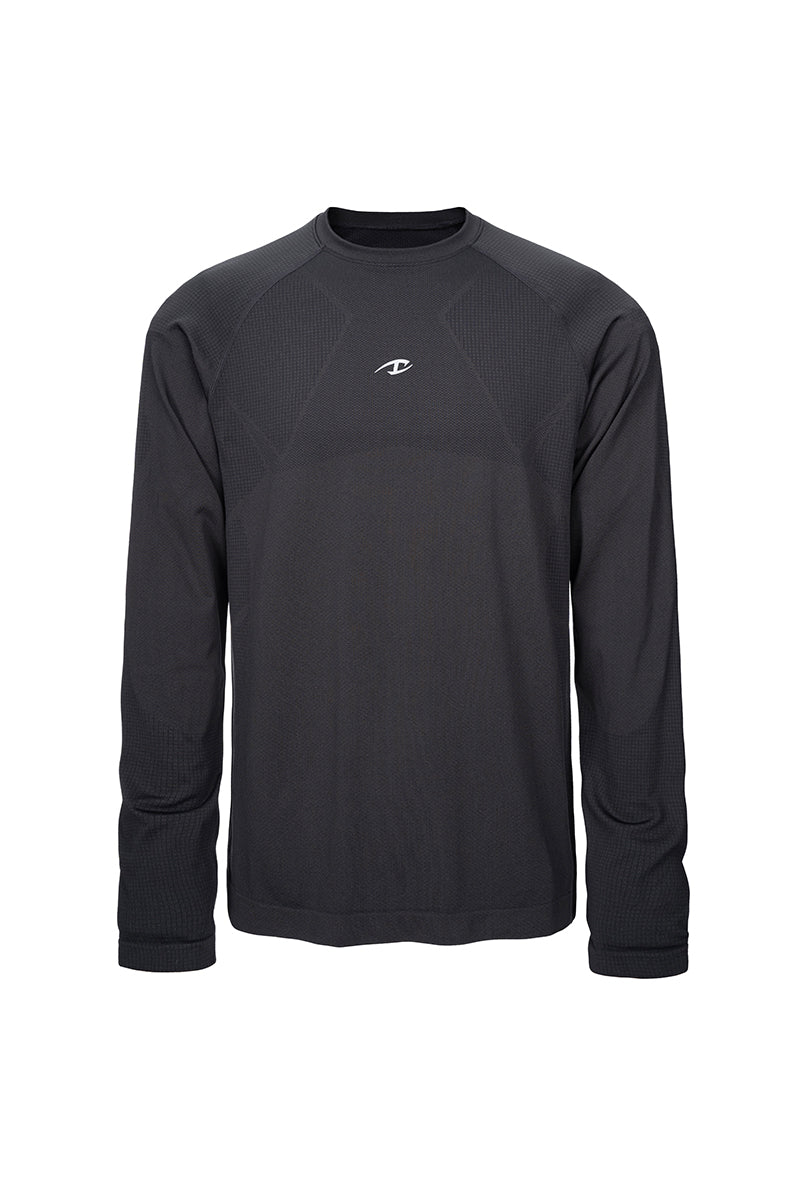 CATSSTAC Seamless Printed Long-Sleeve Sports Top