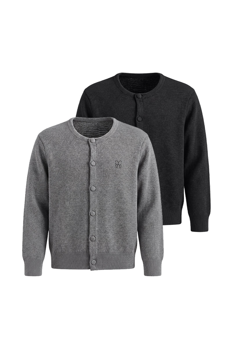 CATSSTAC Ink Cloud Heavyweight Wool-Lyocell Cardigan