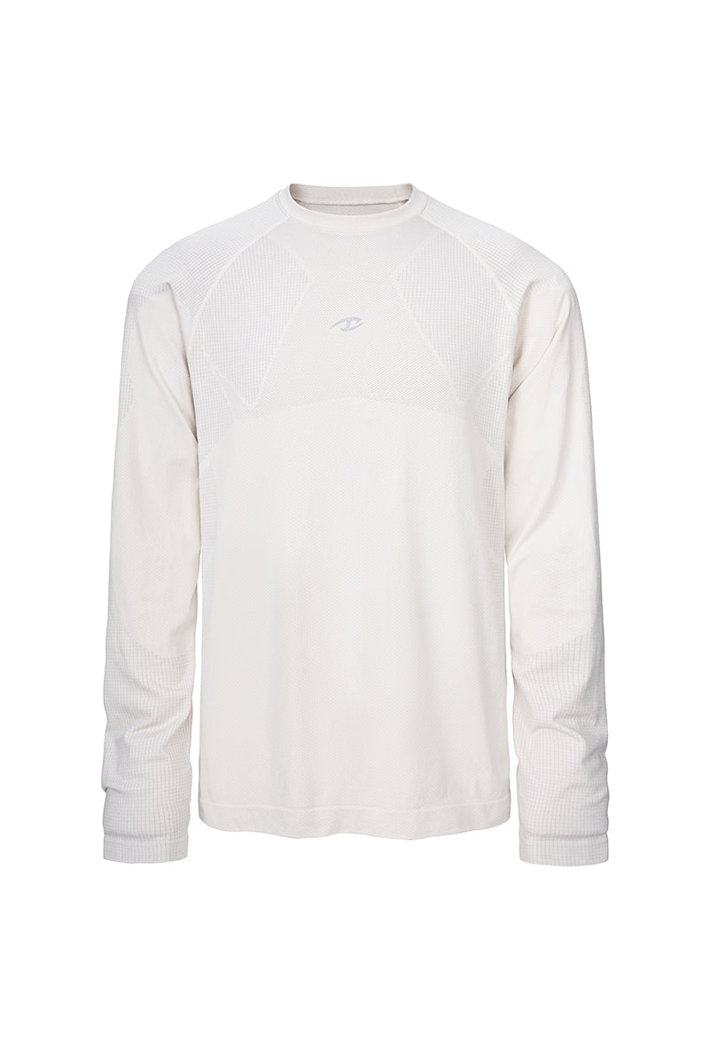 CATSSTAC Seamless Printed Long-Sleeve Sports Top