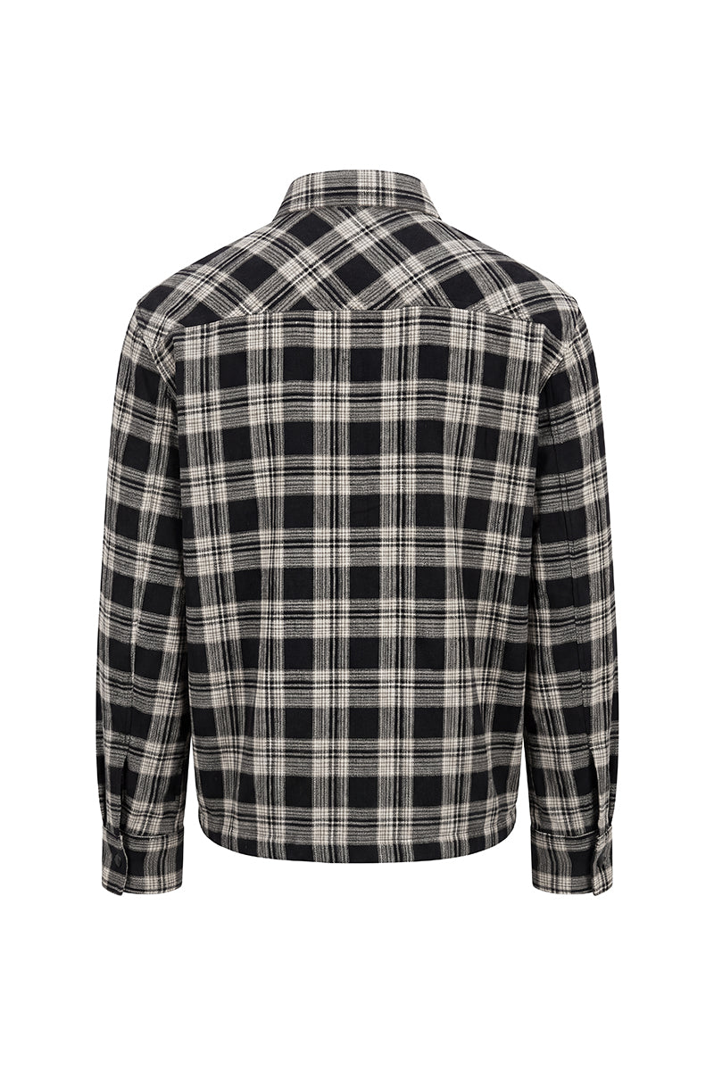 CATSSTAC Woven Checkered Cotton Shirt
