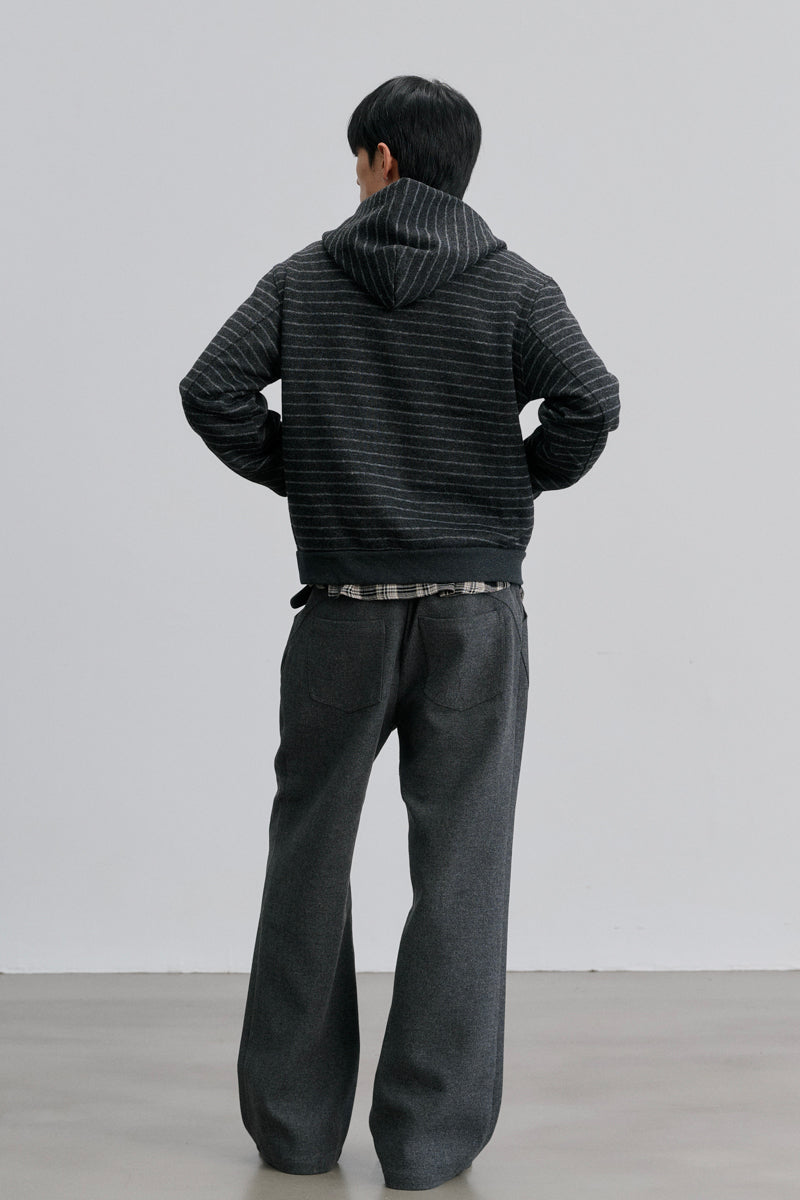CATSSTAC Traveler Wool-Blend Tailored Wide-Leg Trousers