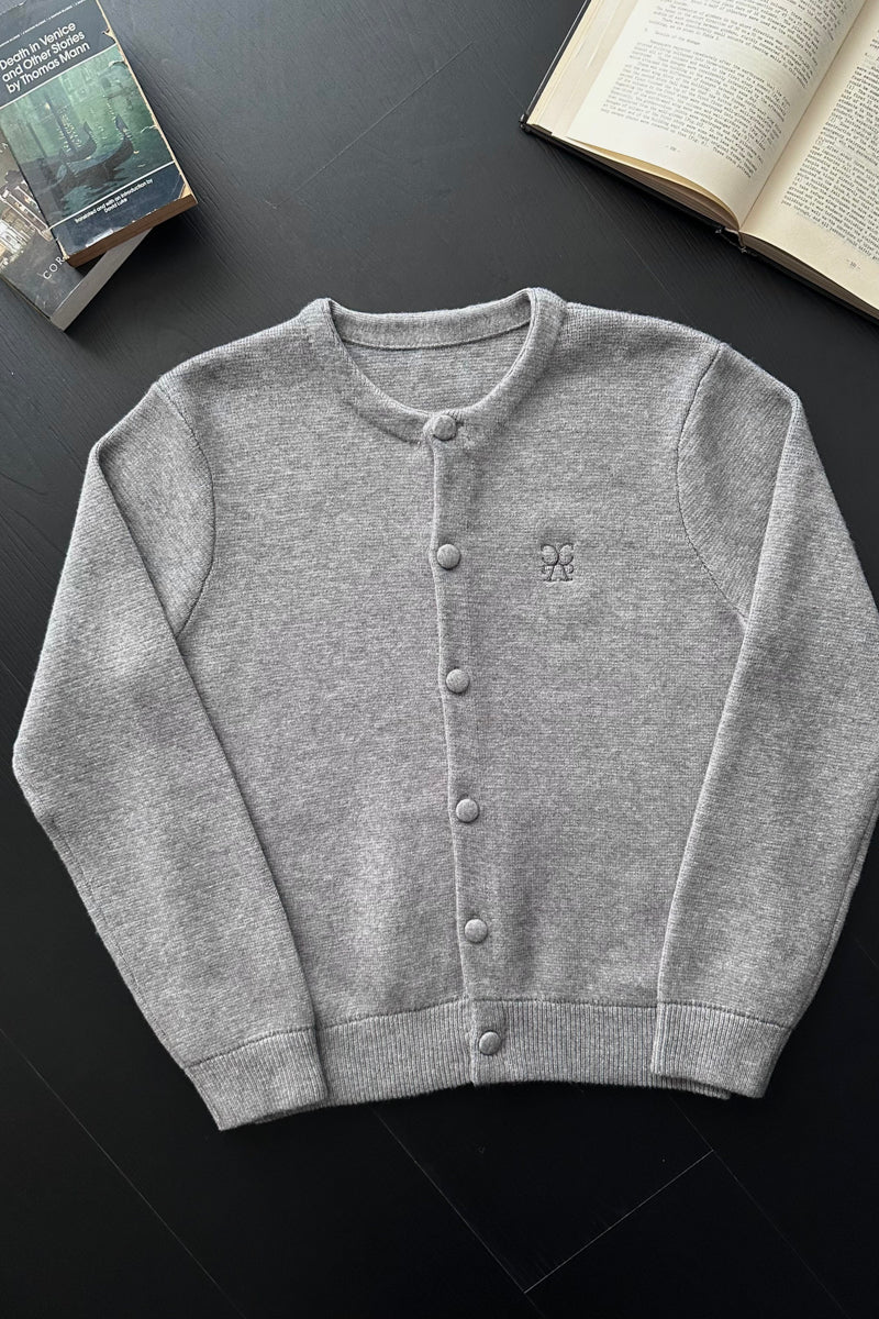 CATSSTAC Ink Cloud Heavyweight Wool-Lyocell Cardigan