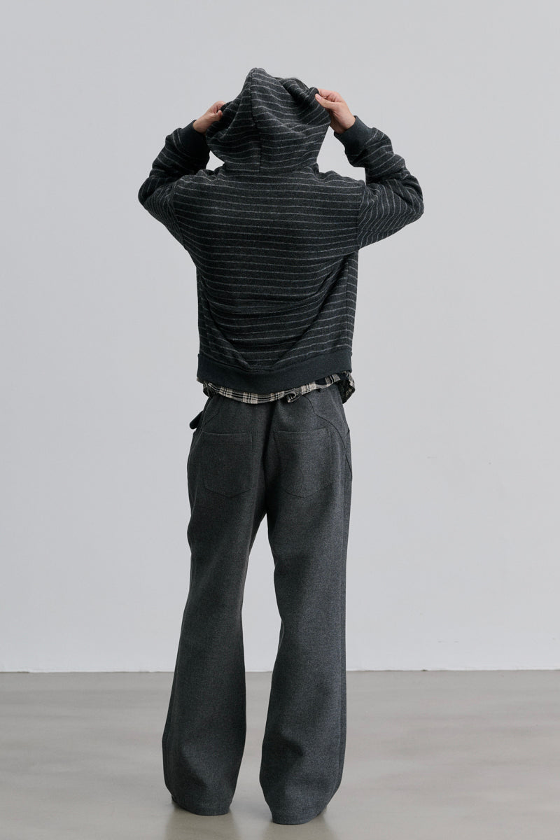 CATSSTAC Traveler Wool-Blend Tailored Wide-Leg Trousers
