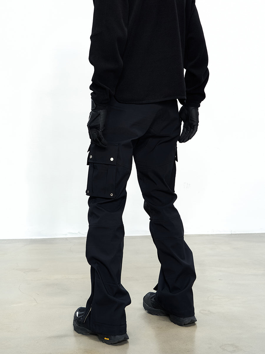 Multi-pockets Bullet Bootcut Pants