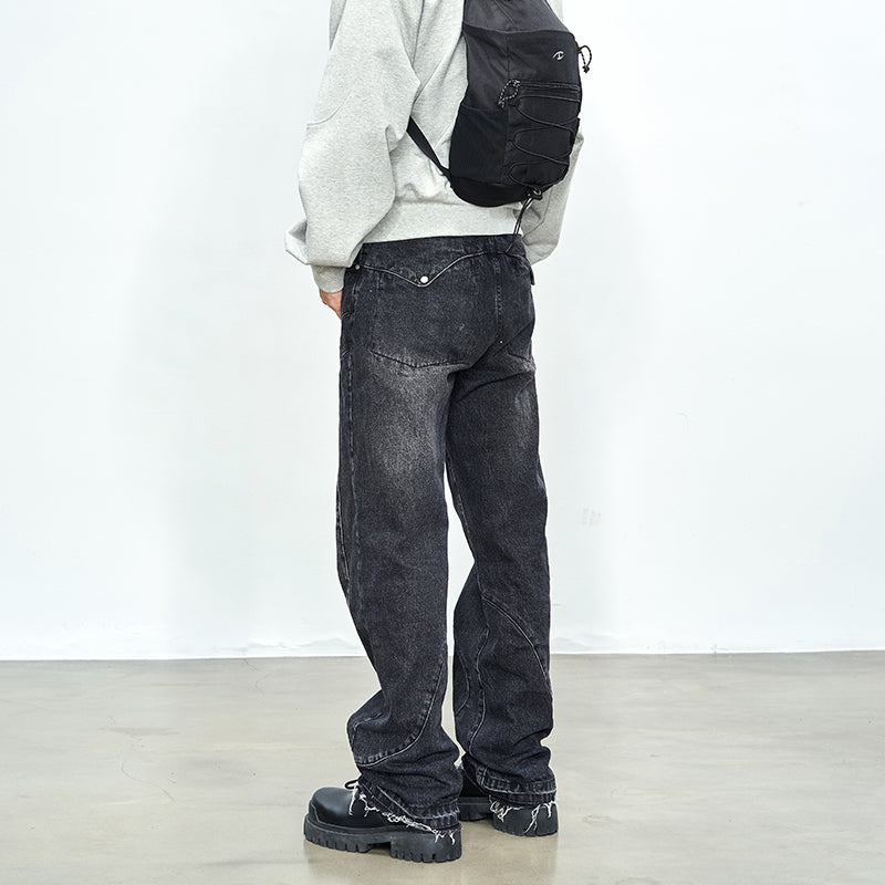 Partition Twill Jeans