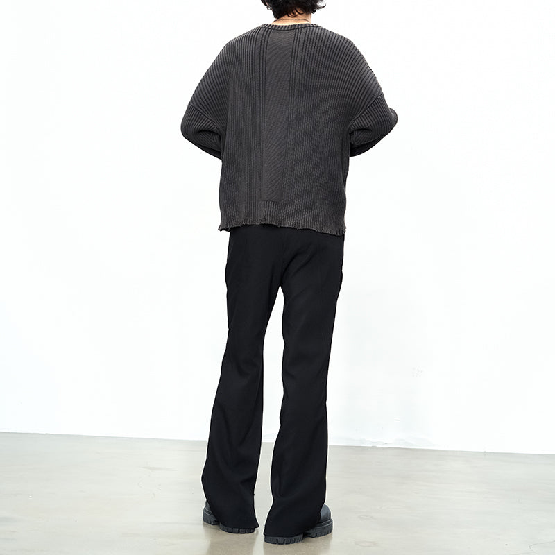 Basic Loose Pleating Pants