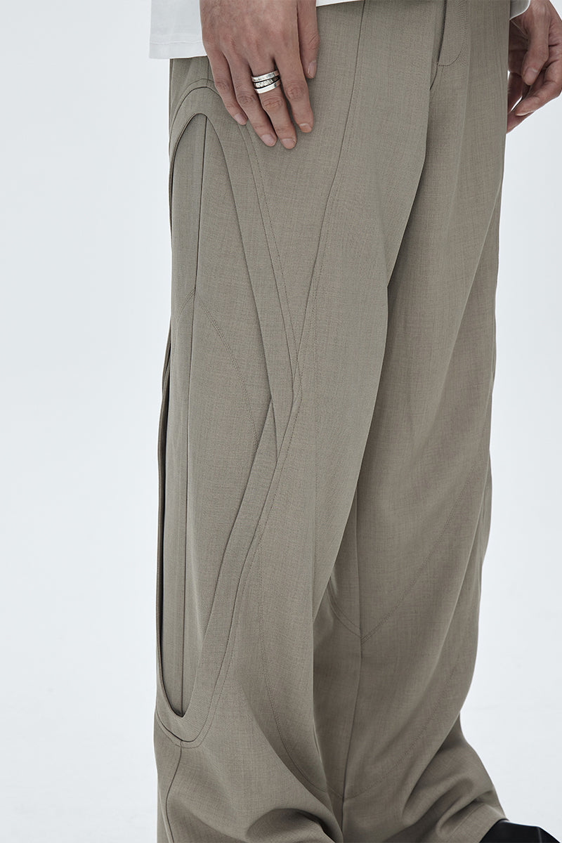 Heavy Diamond Tapered Pants