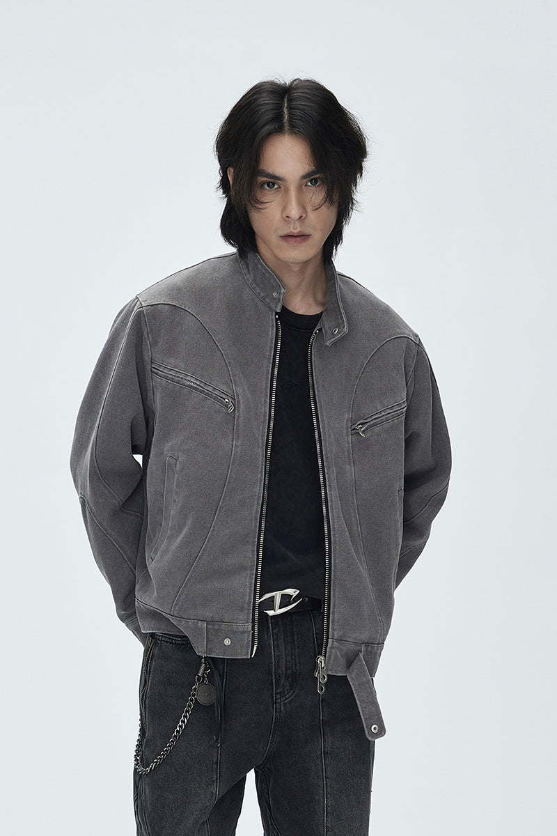 CATSSTAC Glacier Blue Harrington Heavy