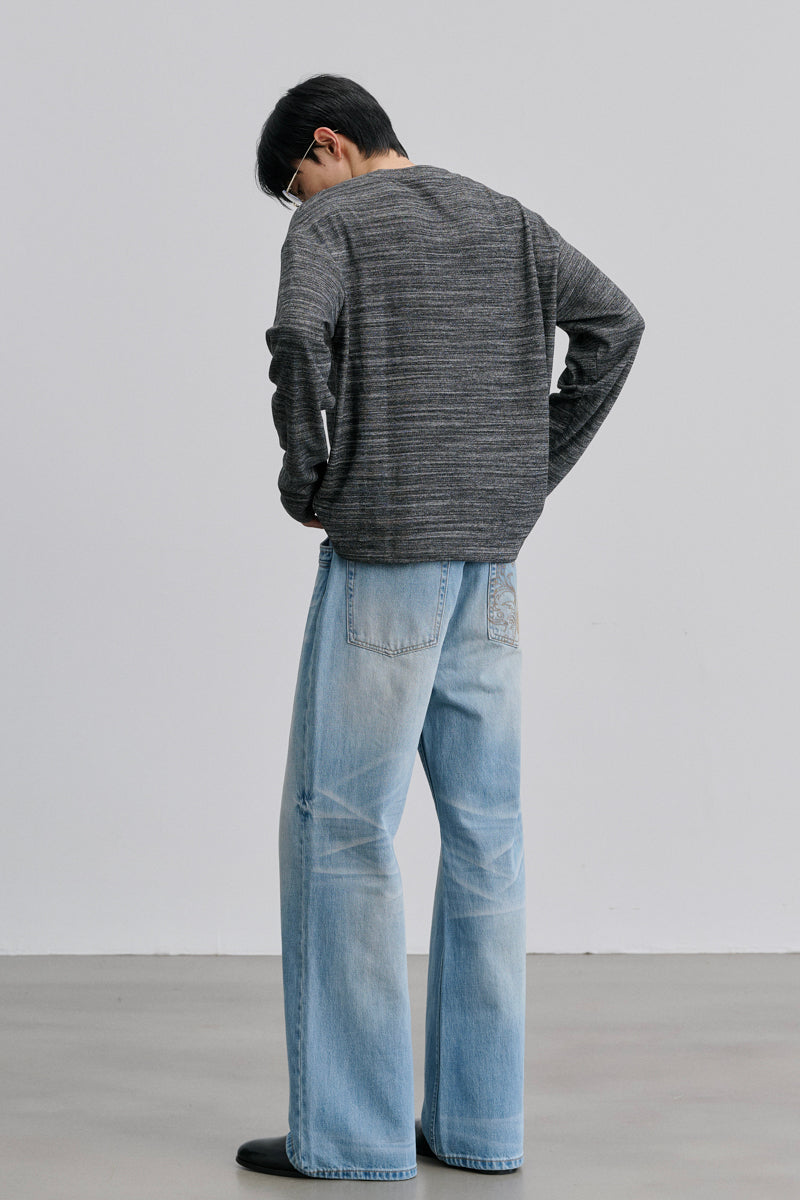 CATSSTAC Loose-fit long-sleeve Henley