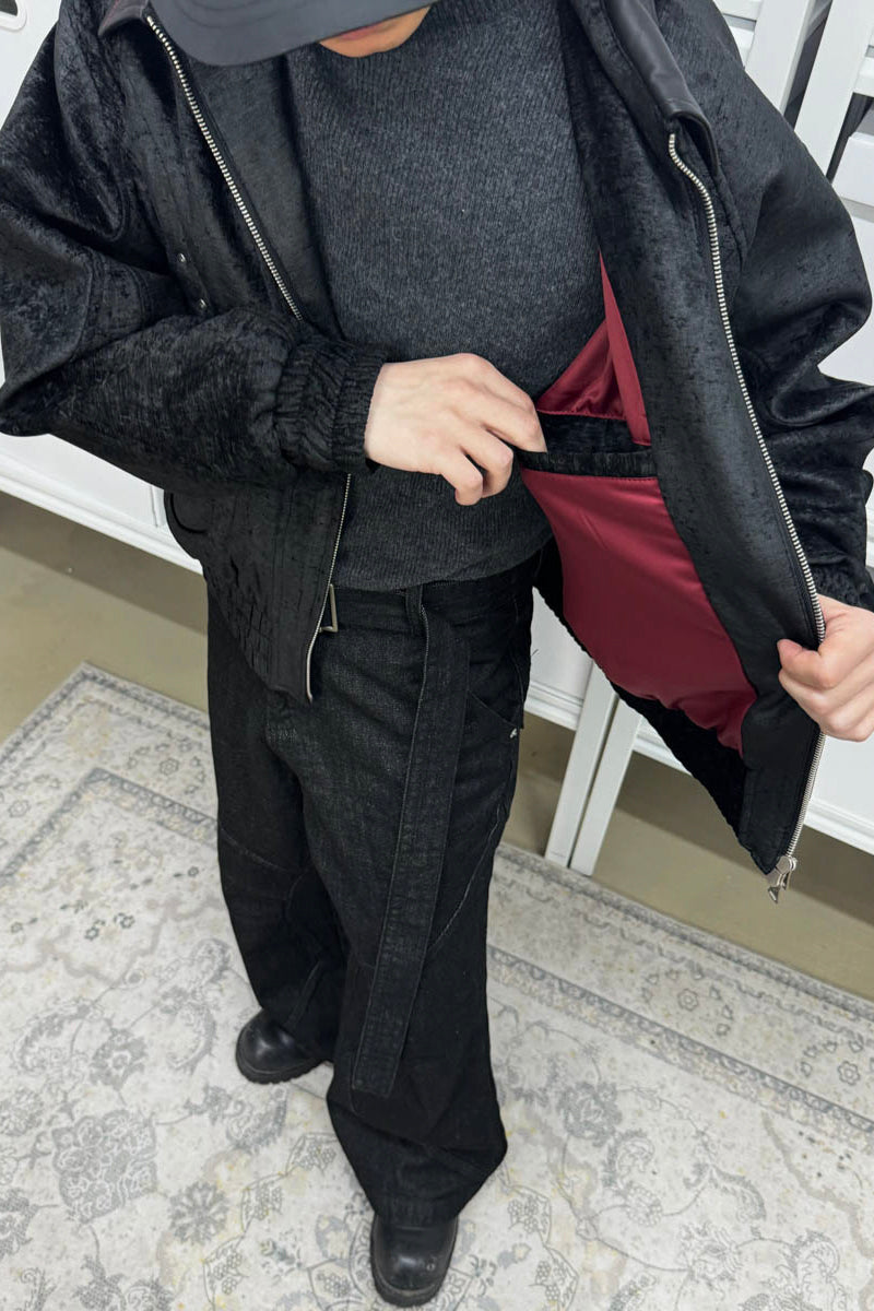 CATSSTAC Sheepskin Lapel Jacket