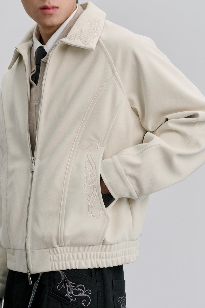 CATSSTAC Embroidered collar jacket