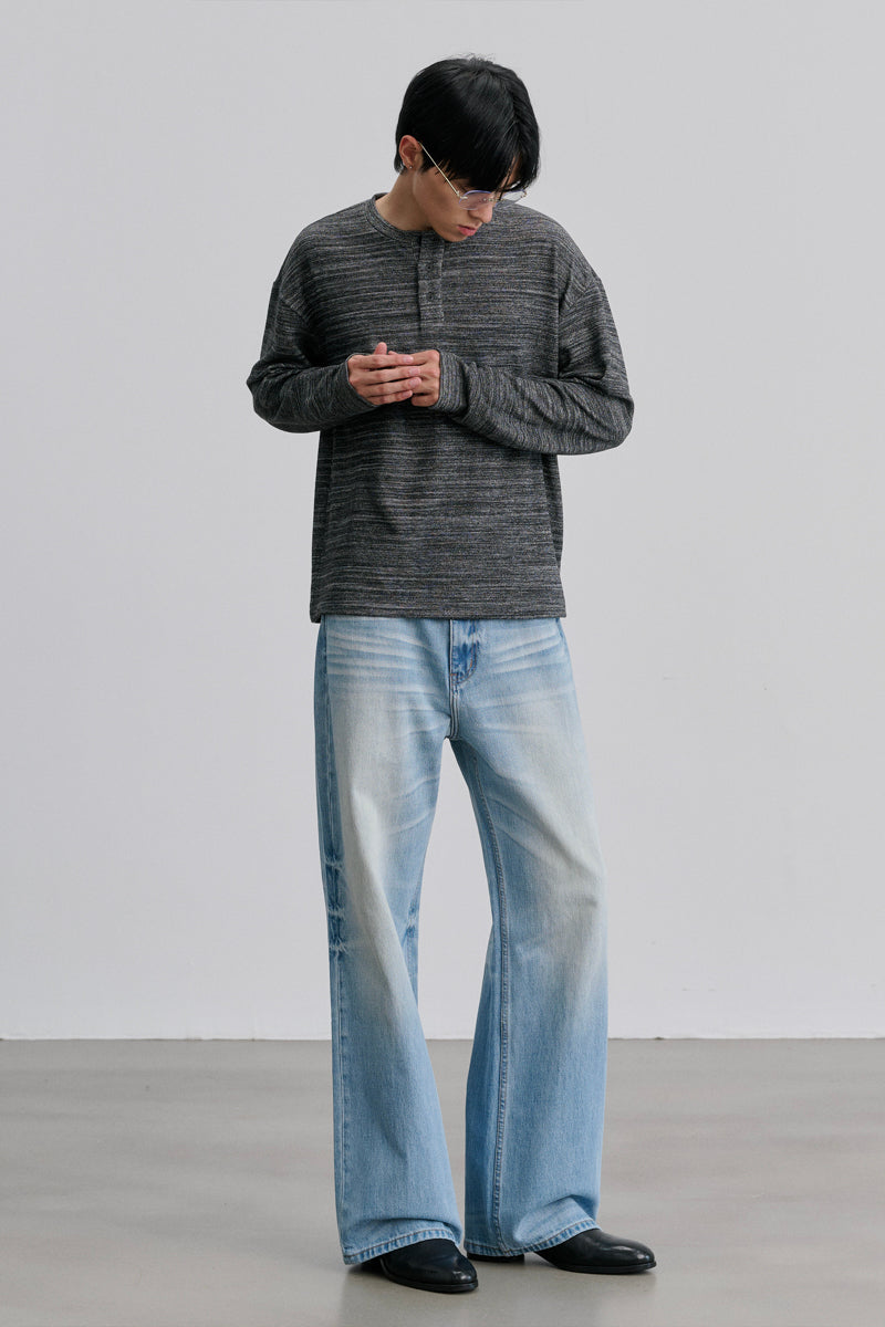 CATSSTAC Loose-fit long-sleeve Henley