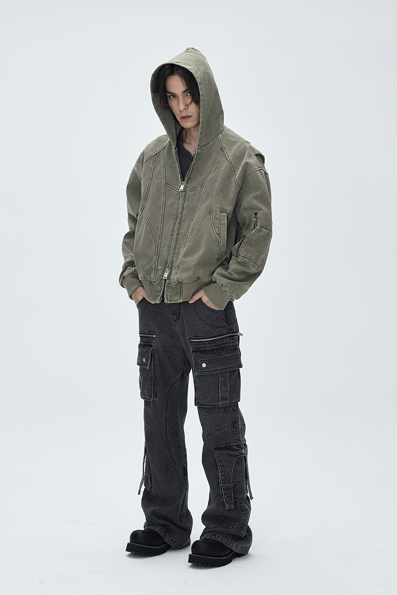 CATSSTAC Zuoshandiao Heavy-Duty Hooded Canvas Jacket