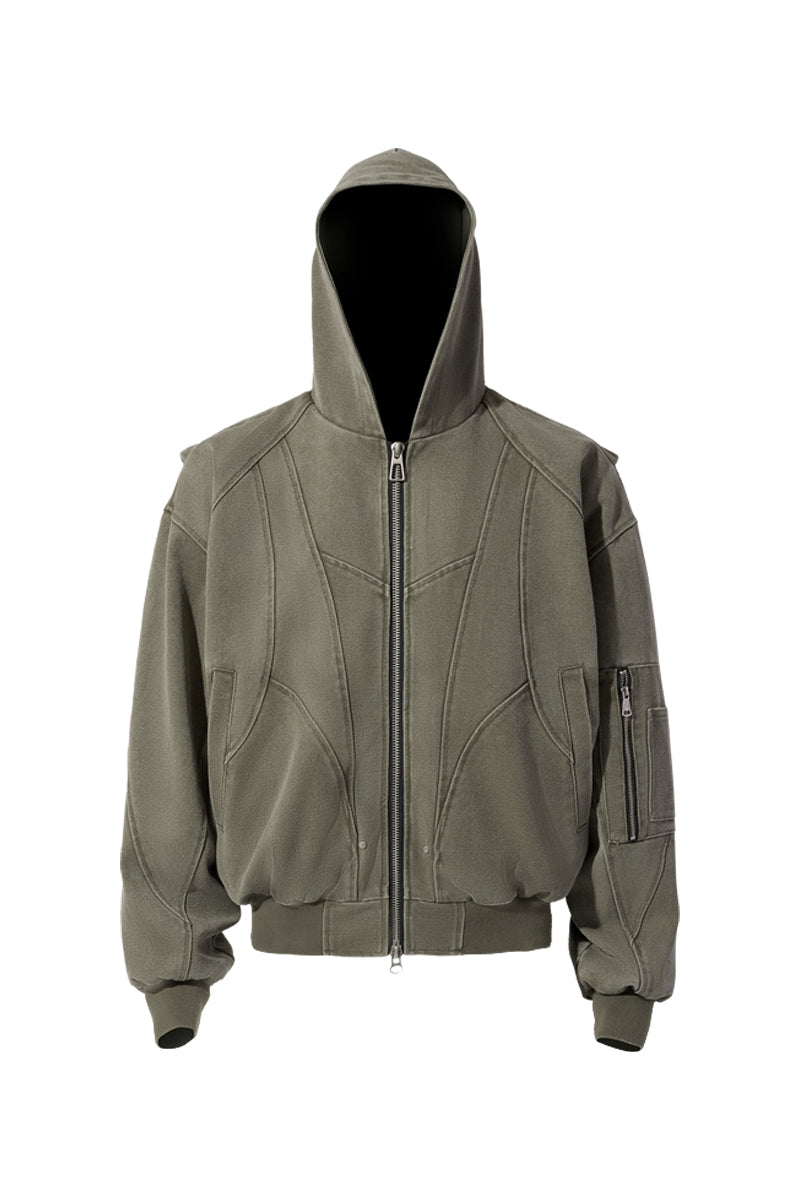 CATSSTAC Zuoshandiao Heavy-Duty Hooded Canvas Jacket