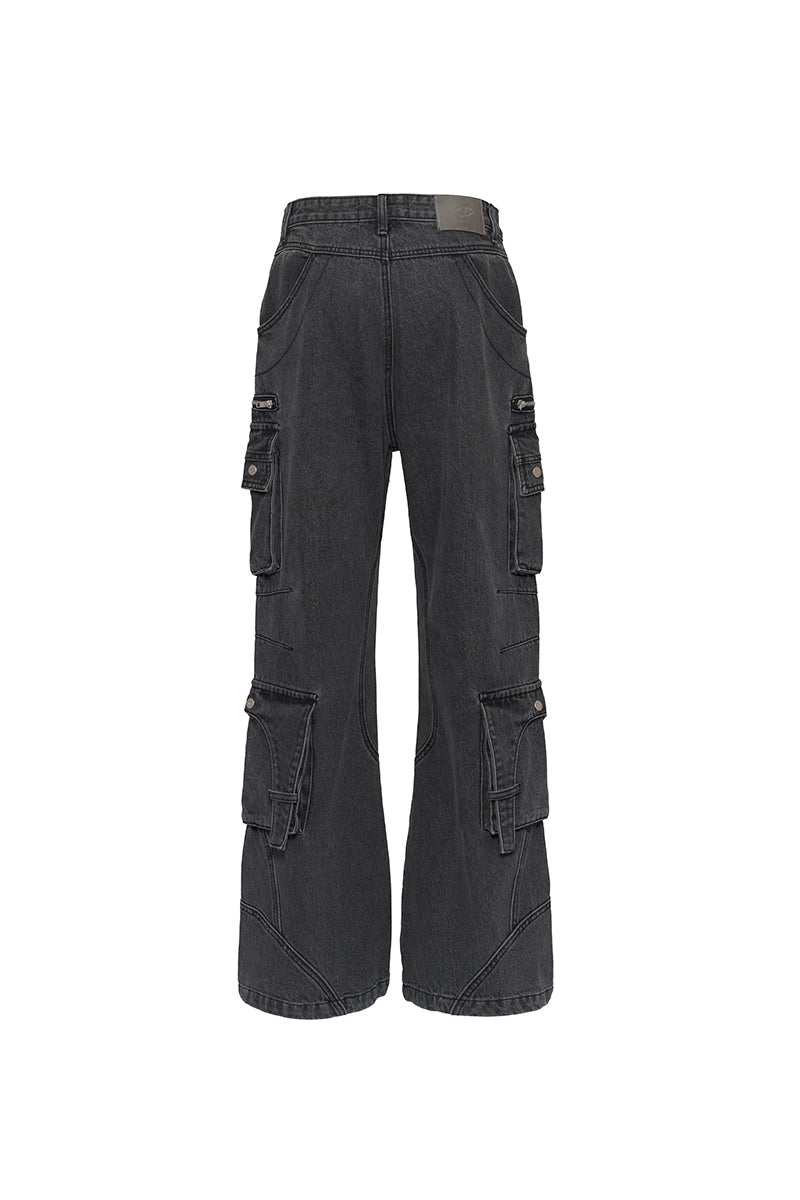 CATSSTAC Heavy-Duty Multi-Pocket Denim Jeans
