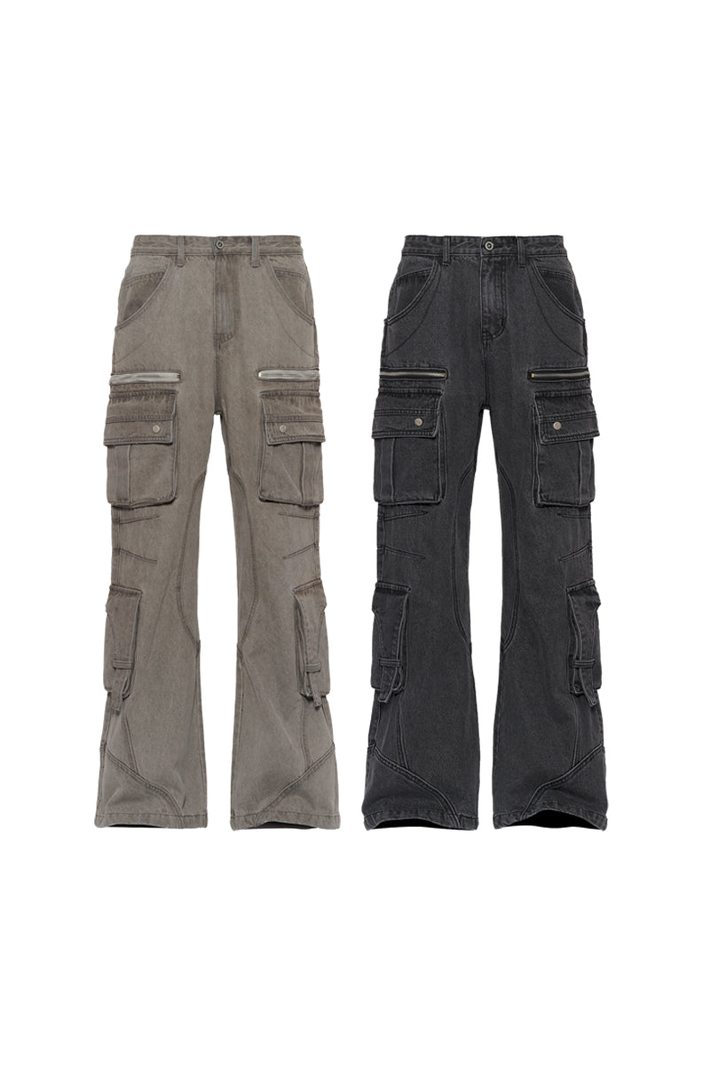 CATSSTAC Heavy-Duty Multi-Pocket Denim Jeans