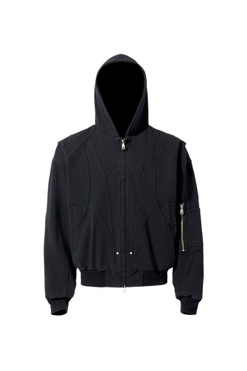CATSSTAC Zuoshandiao Heavy-Duty Hooded Canvas Jacket