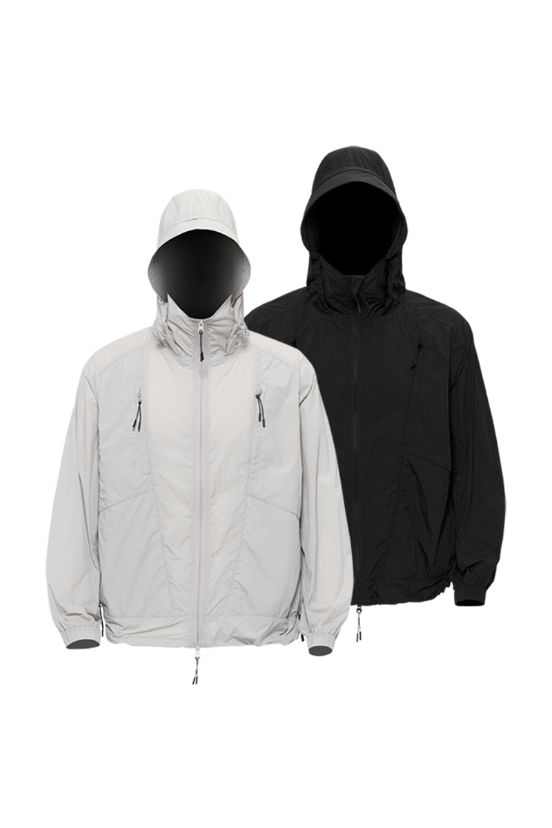 CATSSTAC Four‑Zip UPF50+ Cooling Jacket with Detachable Hood