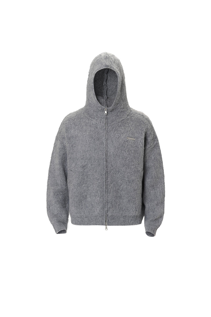 Double Zip-up Hoodie Sweater