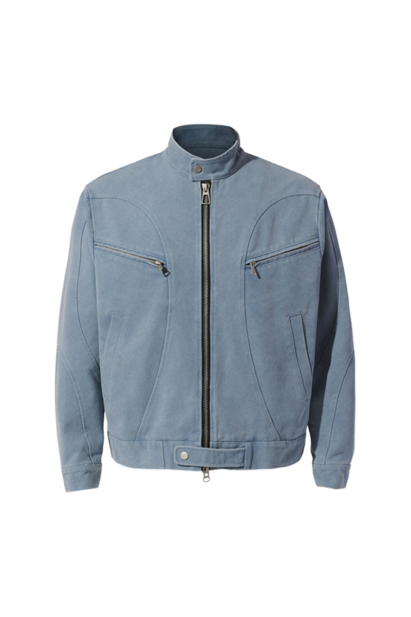 CATSSTAC Glacier Blue Harrington Heavy
