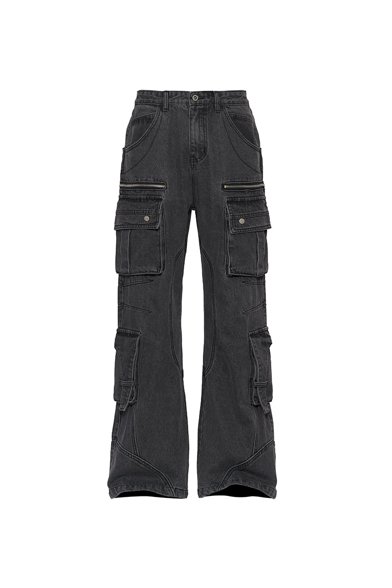 CATSSTAC Heavy-Duty Multi-Pocket Denim Jeans