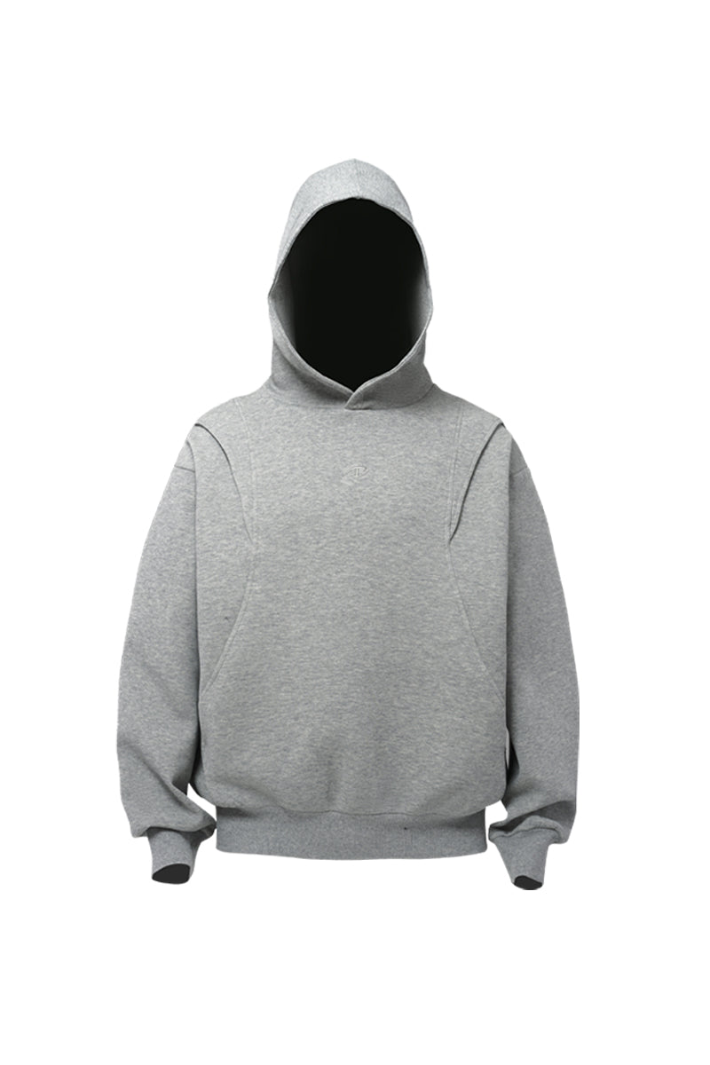 CATSSTAC detachable panel cut space cotton sweatshirt
