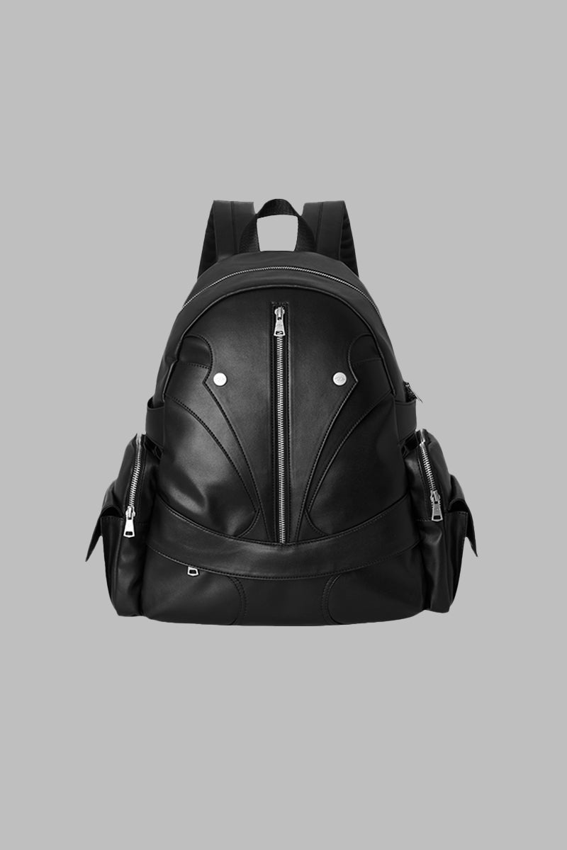 Monster Story Leather  Backpack
