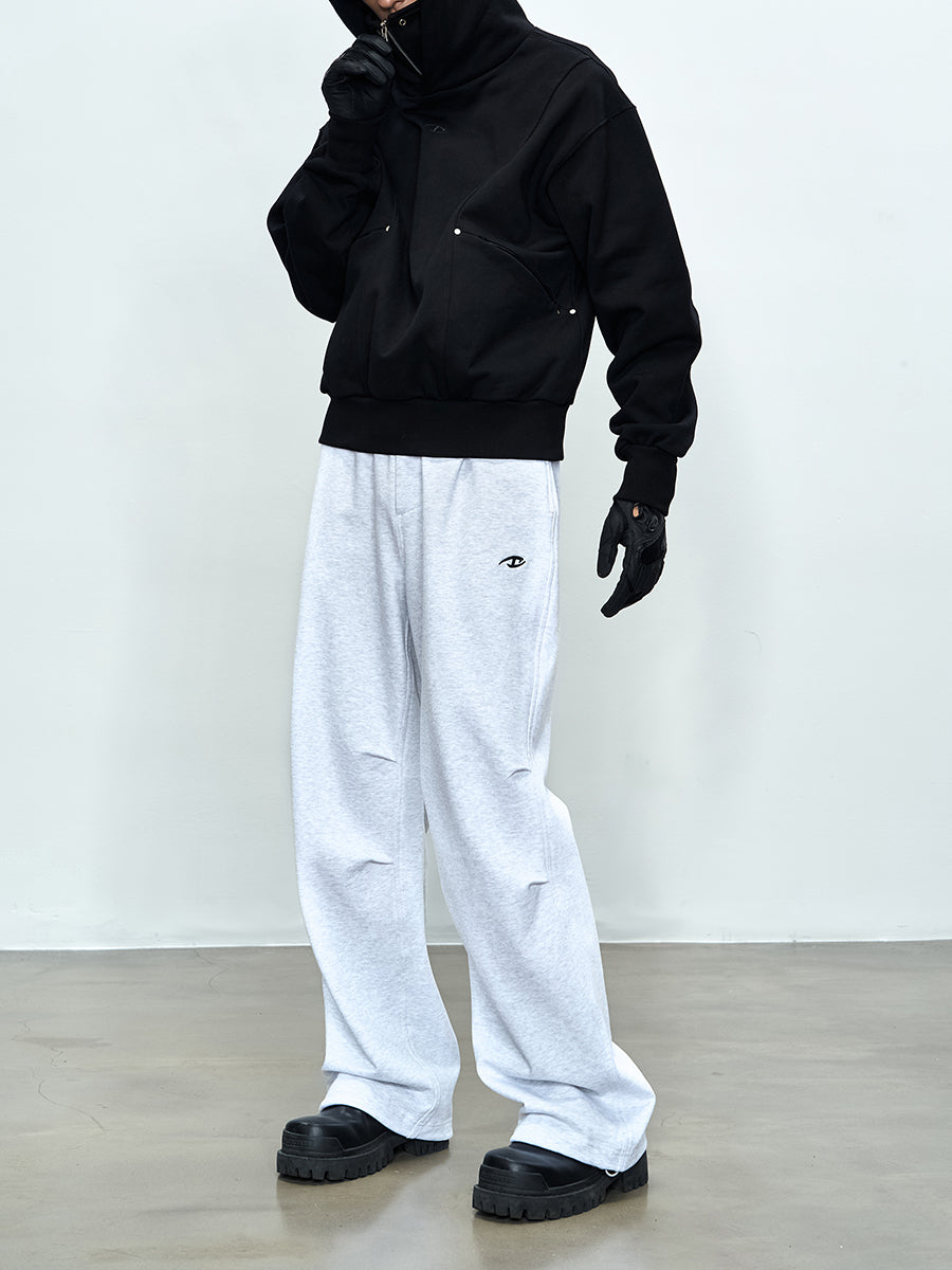 Loose Pleating Sweatpants